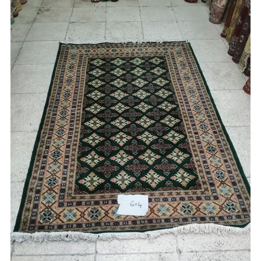 Luxurious Pakistani Design Single Knot Rug