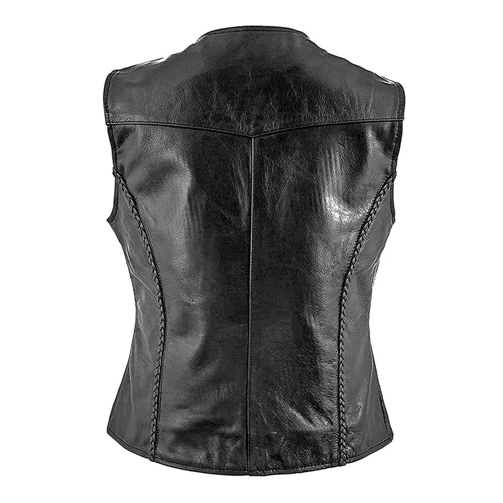 Women Leather Vest