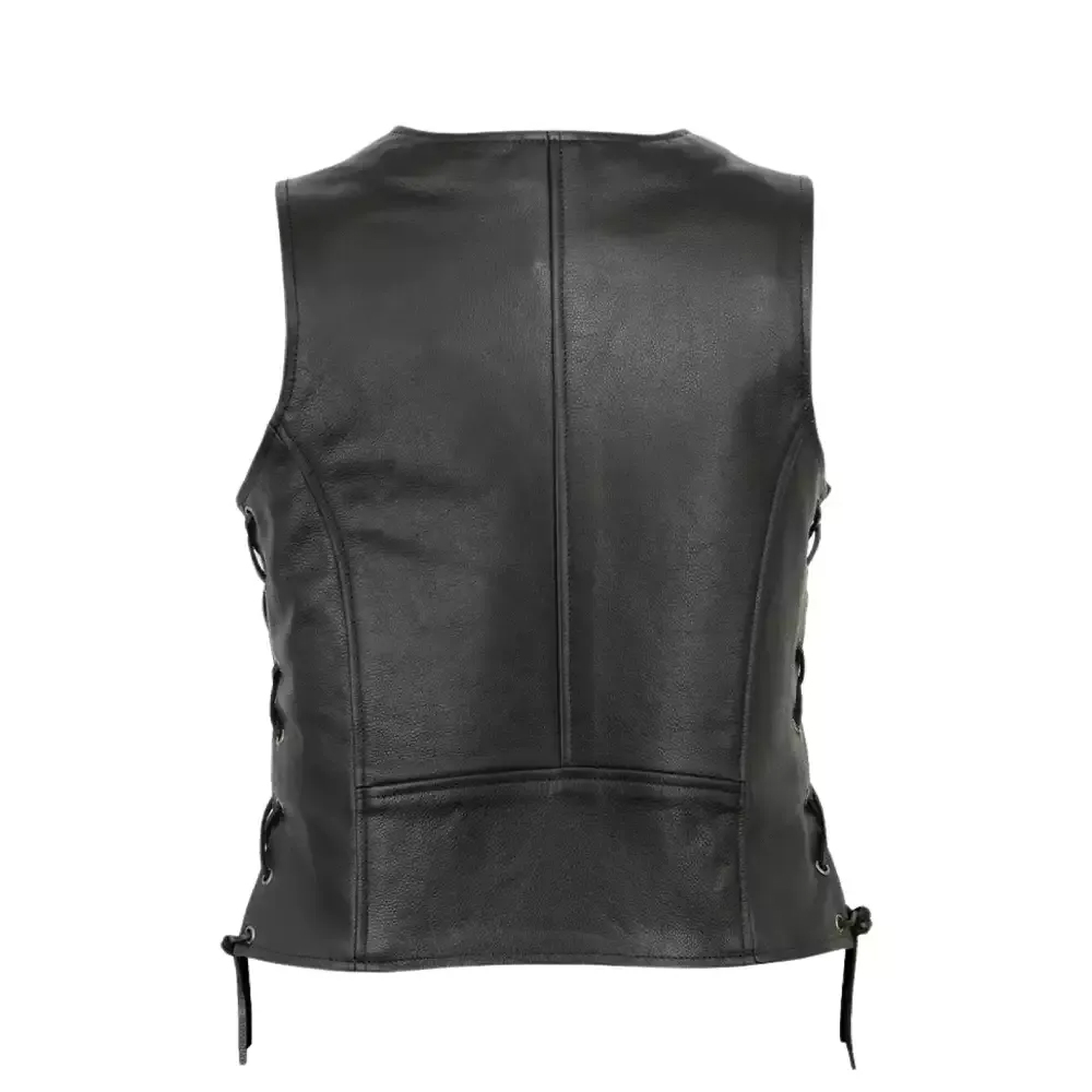 Women Leather Vest