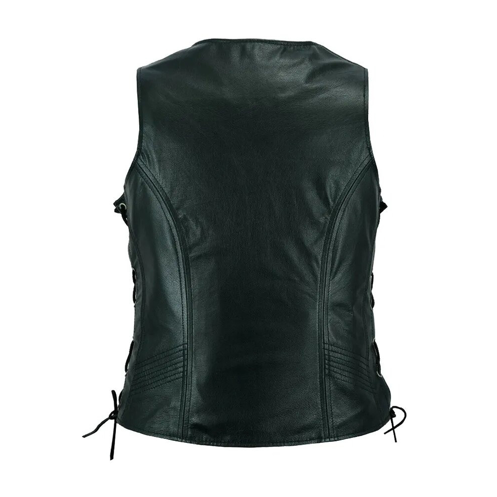 Women Leather Vest