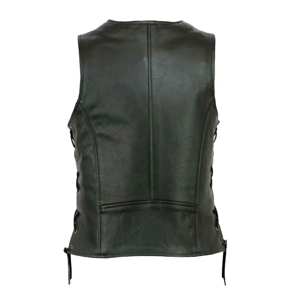Women Leather Vest