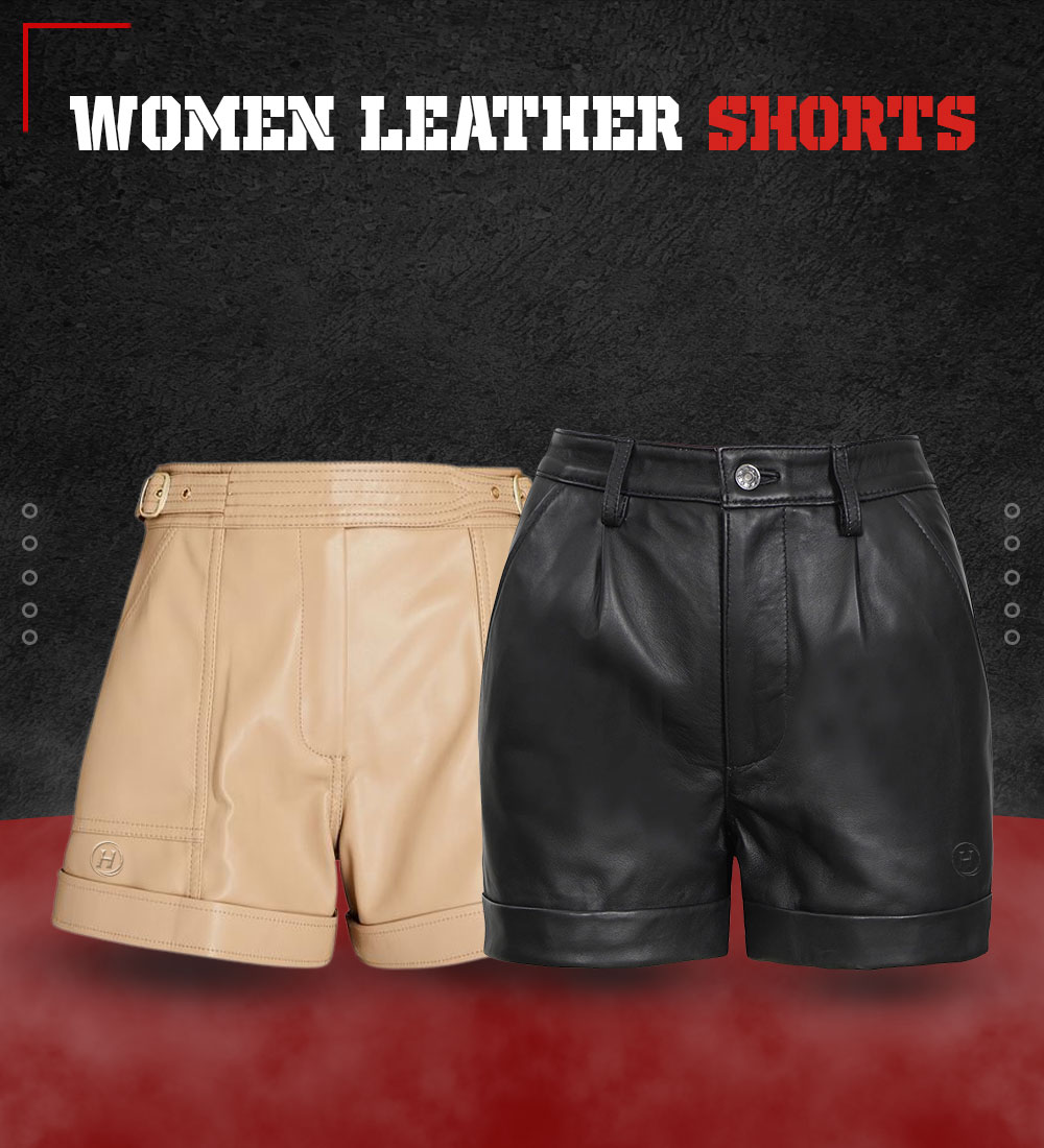 Women Leather Shorts