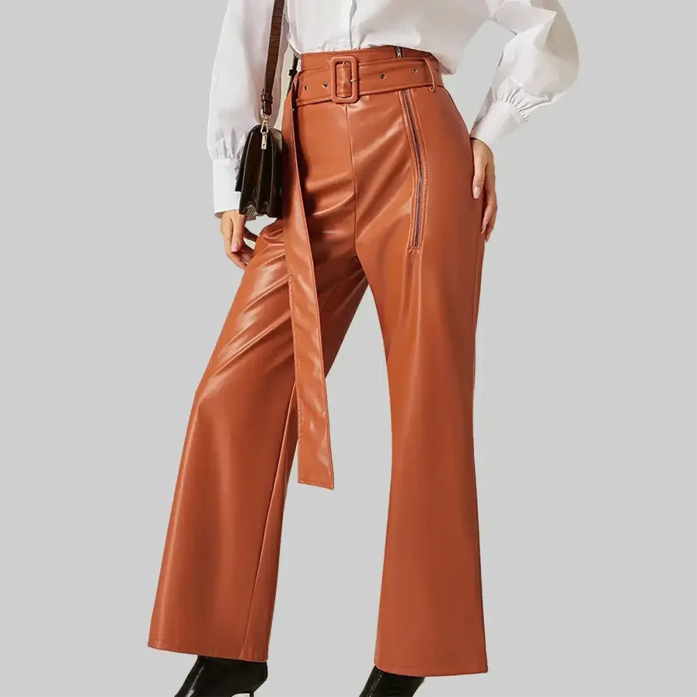 Women Leather Pants